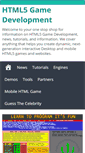 Mobile Screenshot of html5gamedevelopment.com